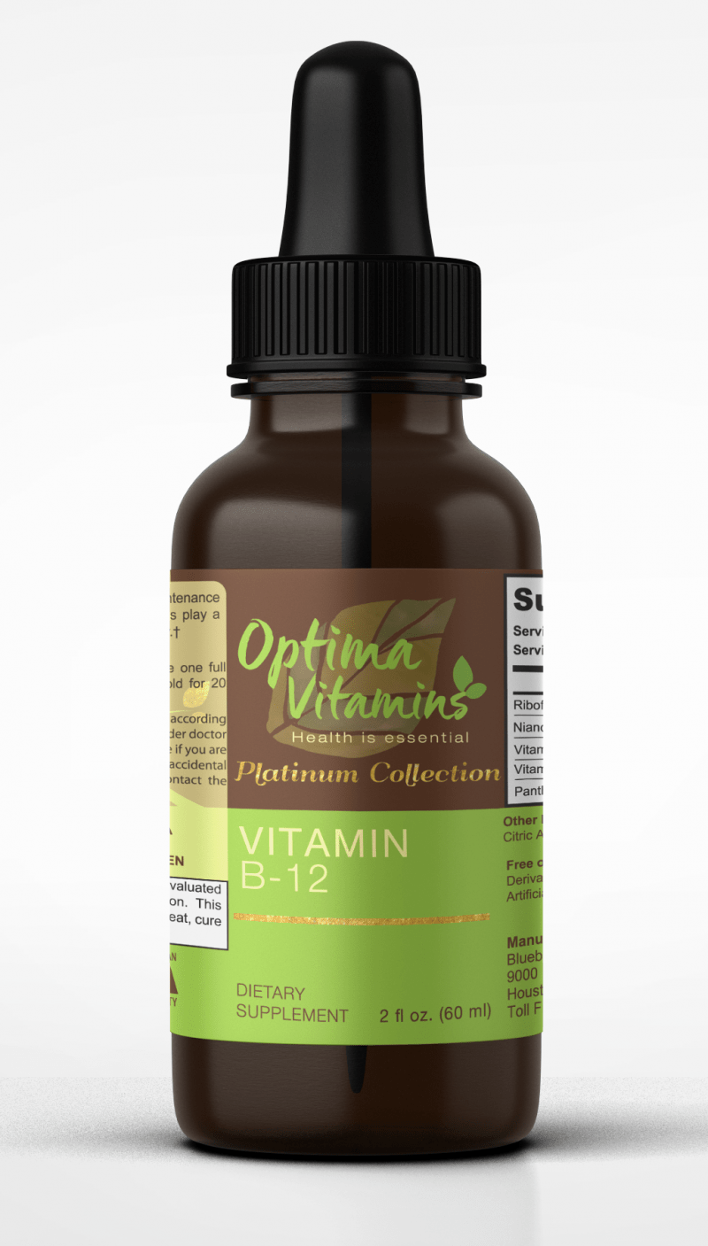 Vitamin B12 Liquid Drops - Optima Vitamins