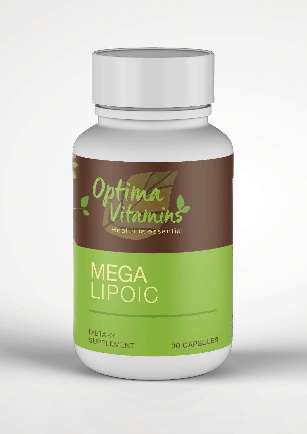 Mega Lipoic - Alpha Lipoic Acid with Acetyl L-Carnitine - Optima Vitamins